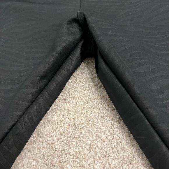 EXPRESS Zebra Patter Coated Leggings Women’s size Large - Picture 4 of 11